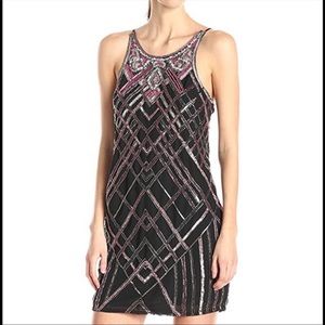 Parker beaded & sequins dress